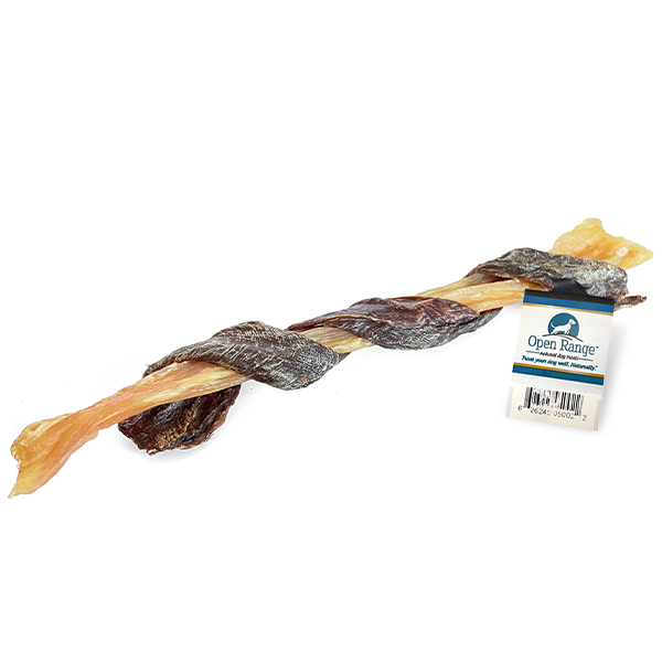 Open Range - Dog Chew - Wrapped Backstrap Chomper - 8-11"