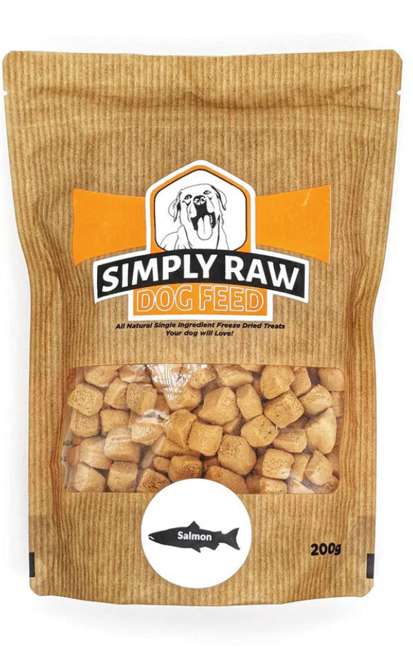 Simply Raw - Dog Treat - FD Salmon Bites - 200g