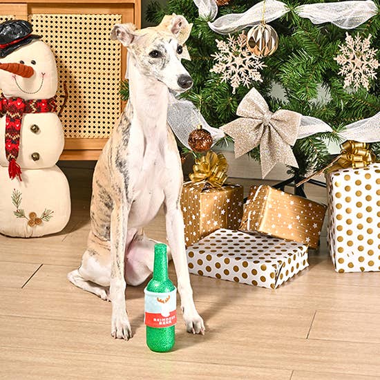 HugSmart Pet - Happy Woofmas | Reindeer Beer