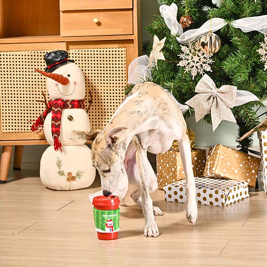 HugSmart Pet - Happy Woofmas | Snowman Puppuccino