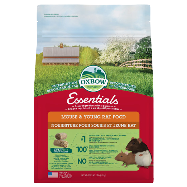 Oxbow Essentials - Mouse & Young Rat Food - 2.5lb