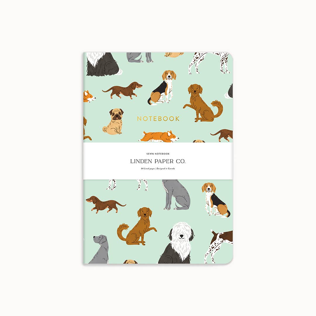 Linden Paper Co - Sewn Notebook - Dog