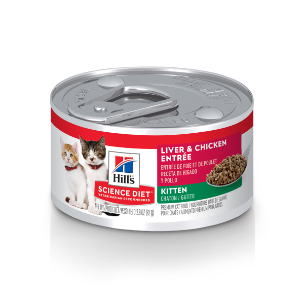 Hill's Science Diet Cat Kitten Liver & Chk Entree 24/5.5 oz