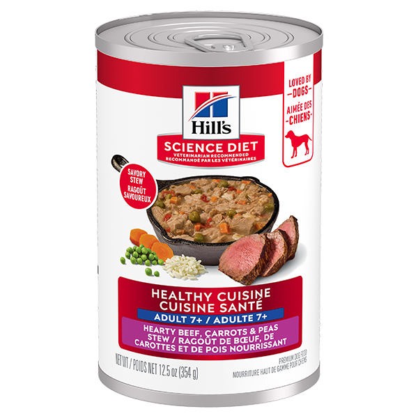 Hill's Science Diet-Healthy Cuisine-Hearty beef-Adult 7+