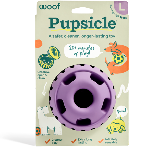 Woof Pet - Dog Toy - Pupsicle - Lavender - Large
