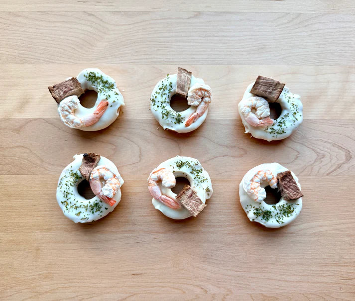 Charlie's Bakeshop - Dog Treat - Surf & Turf Doughnuts - 3 PACK