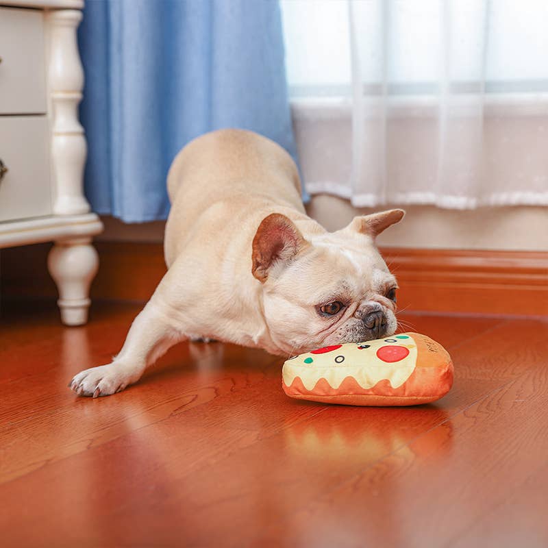 HugSmart Pet - Dog Toy - Food Party - Pizza