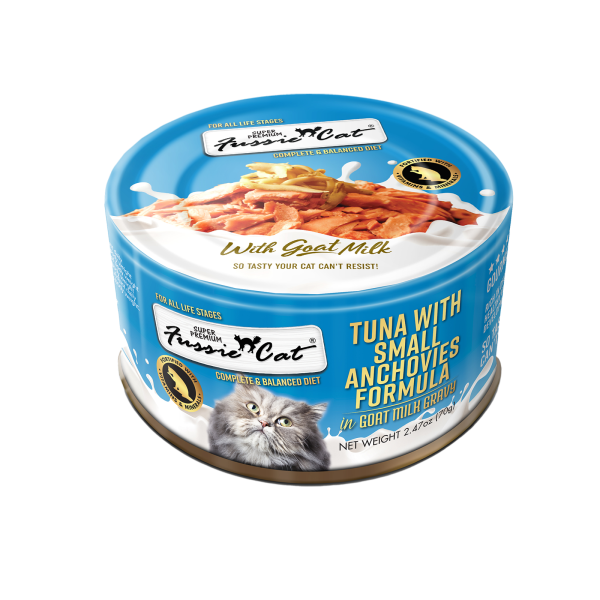 Fussie Cat-Tuna with Small Anchovies in Goat Milk-2.47oz