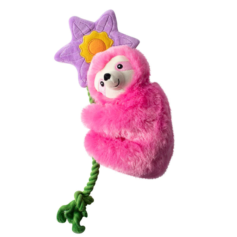 Fringe Studio - Dog Toy - Plush Sloth - Bloom Baby Bloom