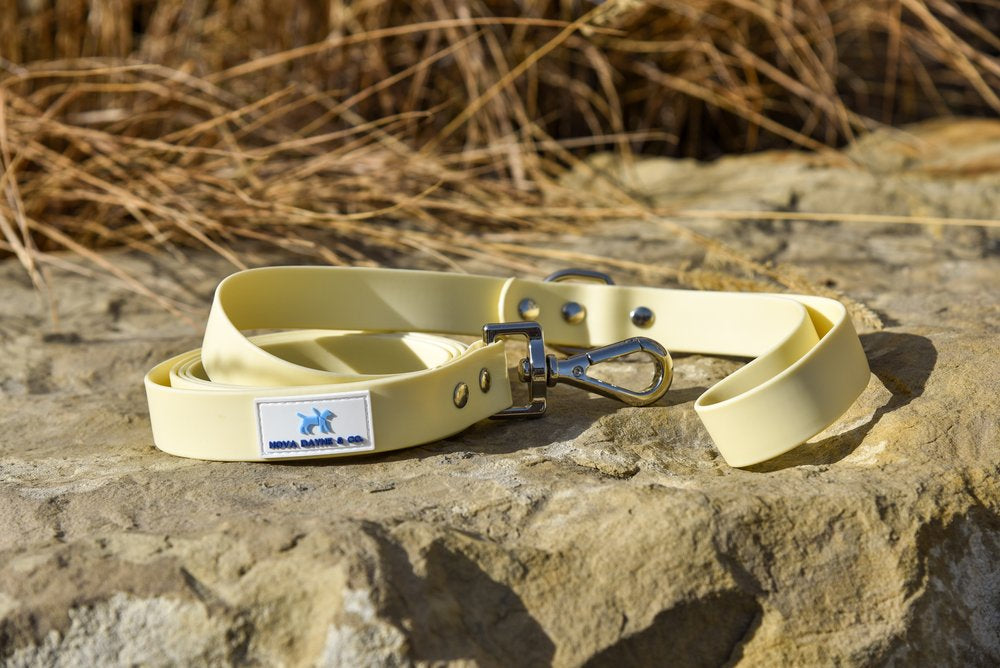 Nova Dayne & Co - Waterproof Leash - Lemon - 6ft
