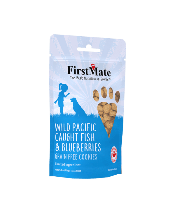FirstMate - Dog Treat - Pacific Fish Meal & Blueberries - 8oz