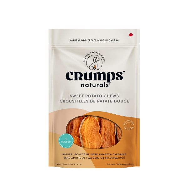 Crumps’ - Dog Treat - Sweet Potato Chews - 21.6oz