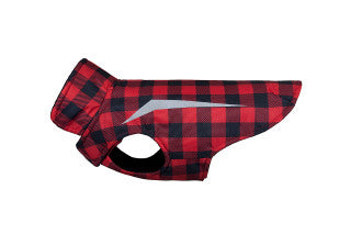 RC Pets - Shasta Coat - 28" Red Buffalo Plaid