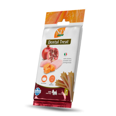 N&D - Dental Dog Chews - Chicken & Pumpkin - Small