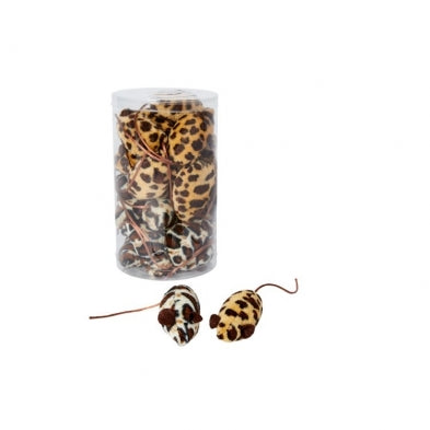 Bud'z-Cat Toy-White/Beige Mouse