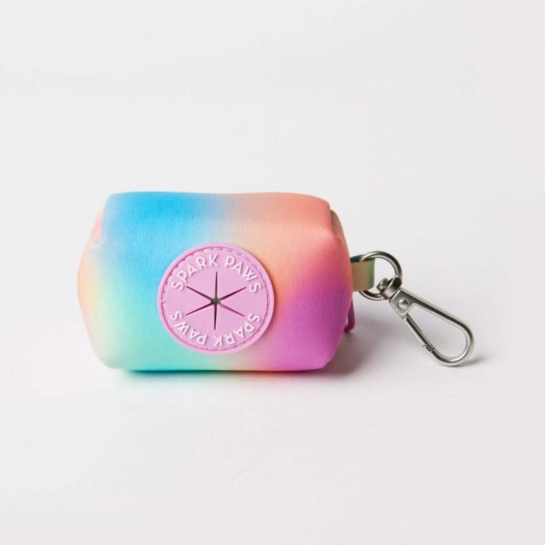 Leash and Poop Bag Holder Set - Pastel Icing: OS