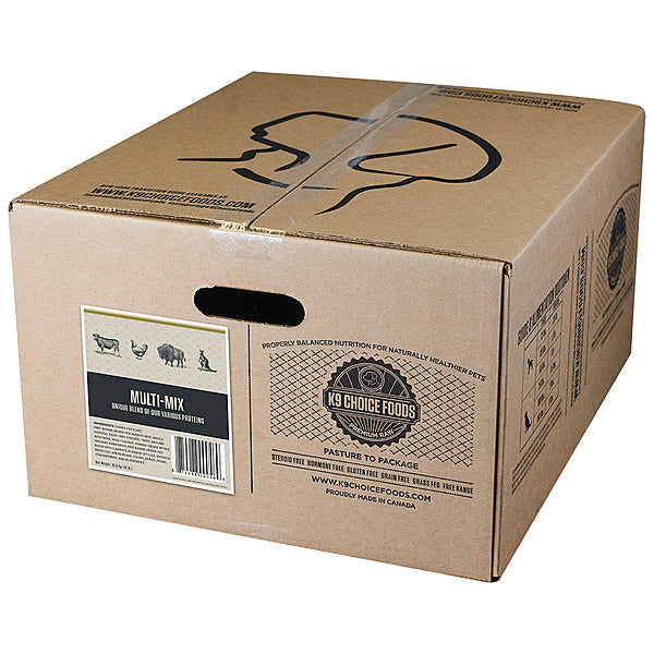 K9 Choice - Raw Dog Food - Multi Box - 40lb