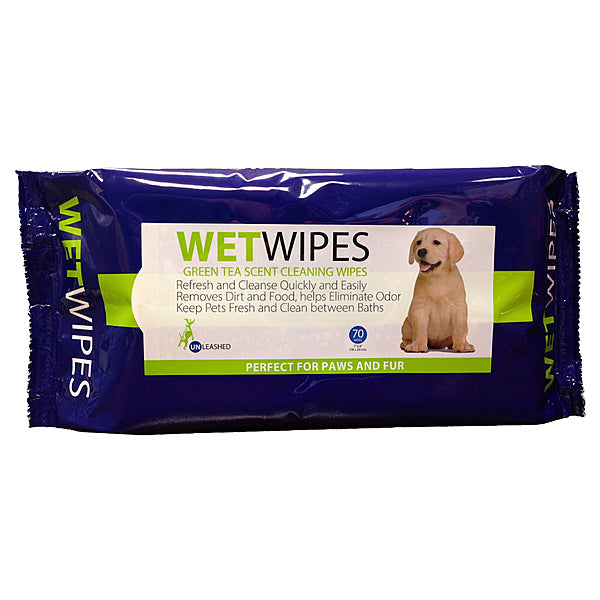 Wet Wipes - Green Tea Cleaning Wipes - 70 pack