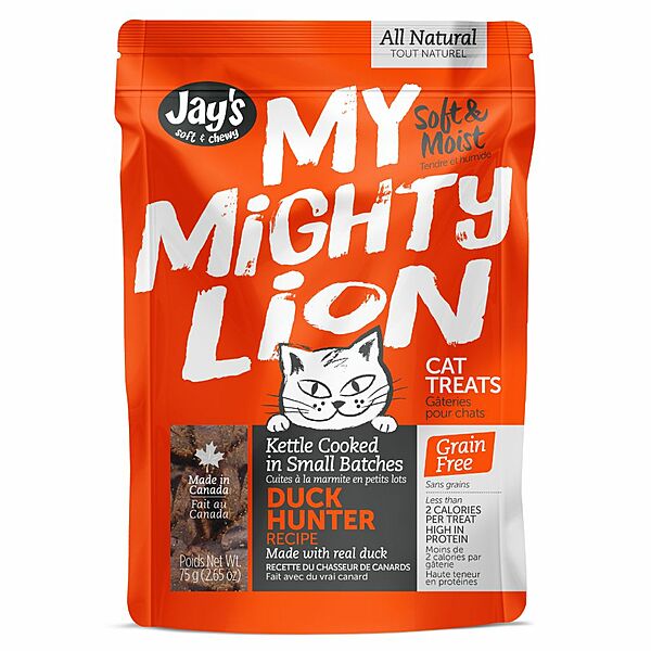 Jay's - My Mighty Lion - Cat Treats - Duck Hunter
