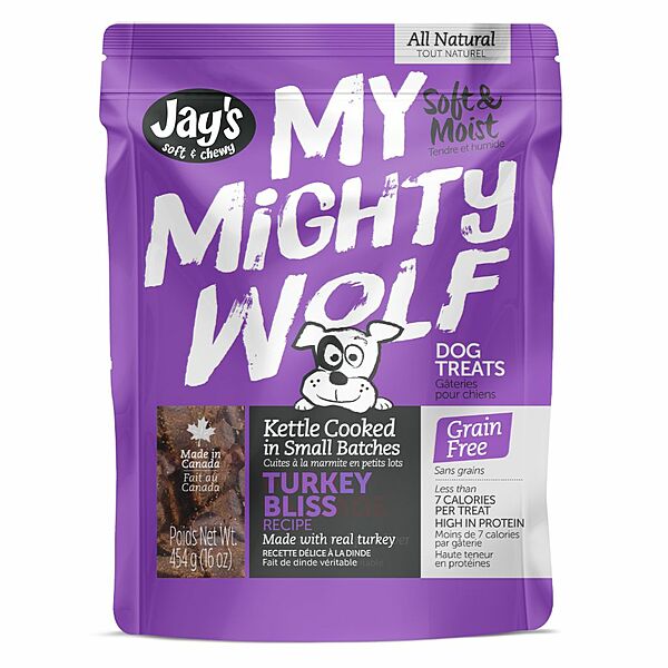 Jay's - Dog Treat - My Mighty Wolf - Turkey Bliss - 454g