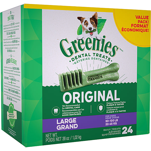 Greenies - Dental Treats - Large - 24 Count - 36oz