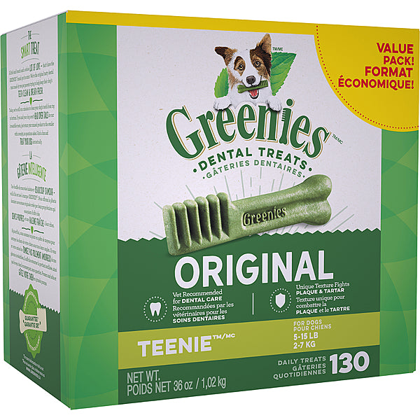 Greenies - Dental Treats - Teenie - 130 Count - 36oz