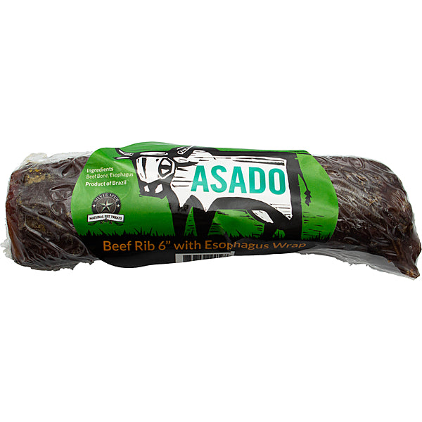 Asado - Dog Bone - Esophagus Wrapped Beef Rib - 6"
