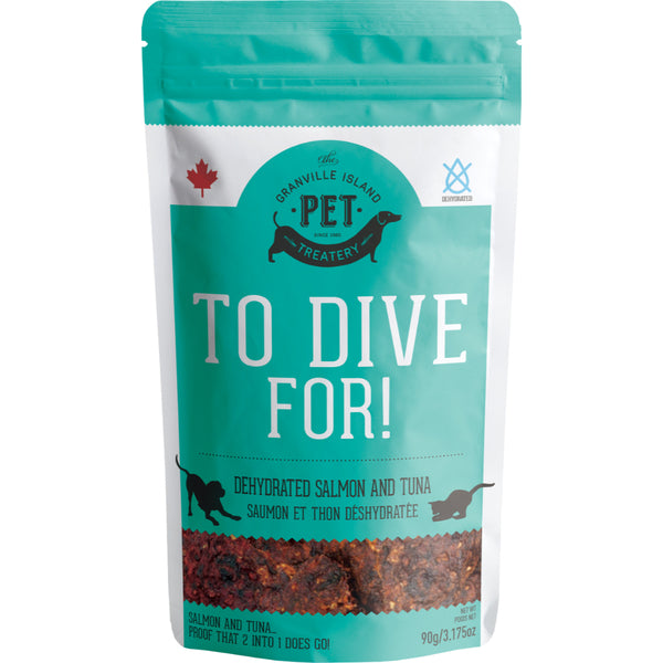 Granville Island - Dog & Cat Treat - To Dive For! Salmon & Tuna - 90GM