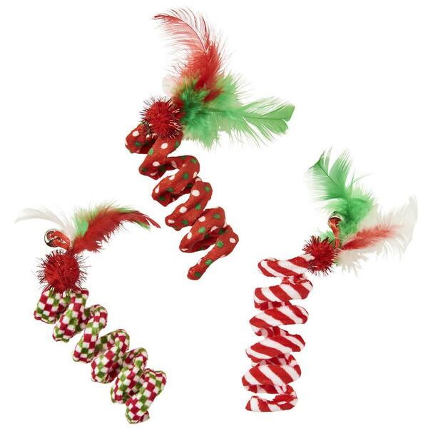 XMAS2026 - Cat Toy - Spring Toys Assorted 3pk