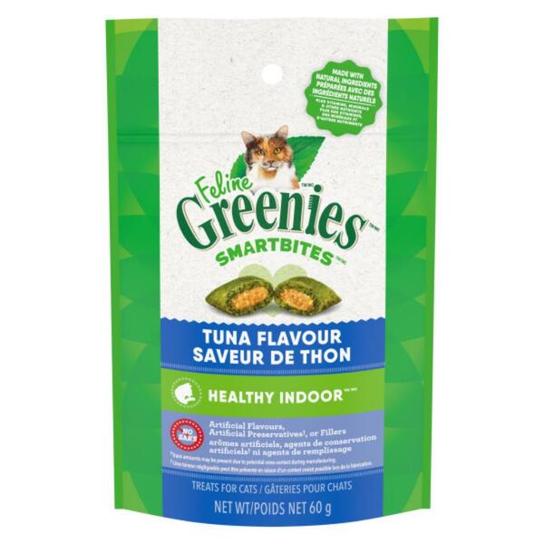 Greenies - Cat Treats - Smartbites - Healthy Indoor Tuna - 2.10z