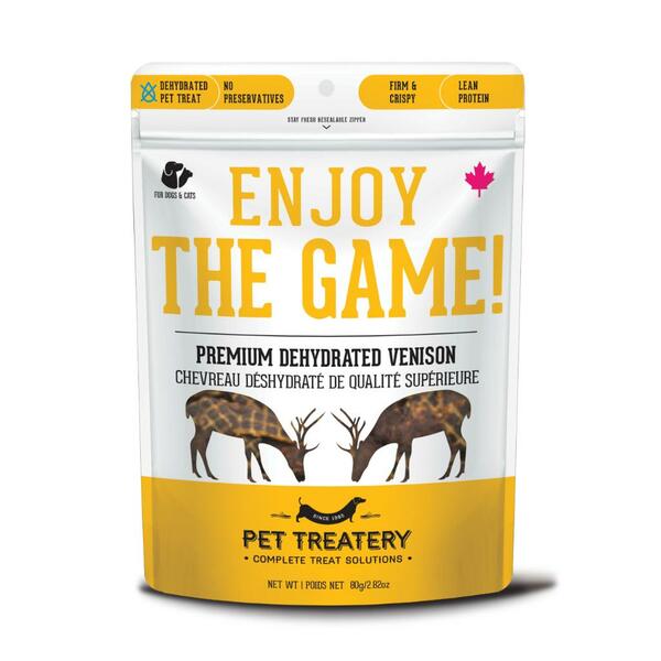 Granville Island - Dog & Cat Treat - Enjoy The Game! - Venison - 80GM