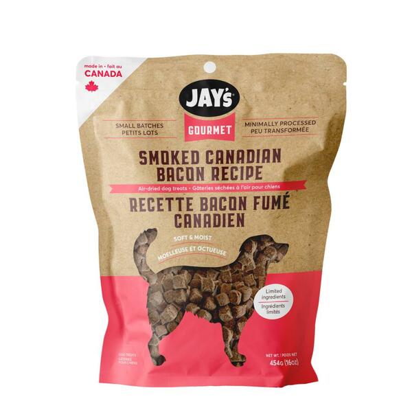 Jay’s - Dog Treats - Smoked Canadian Bacon - 454g