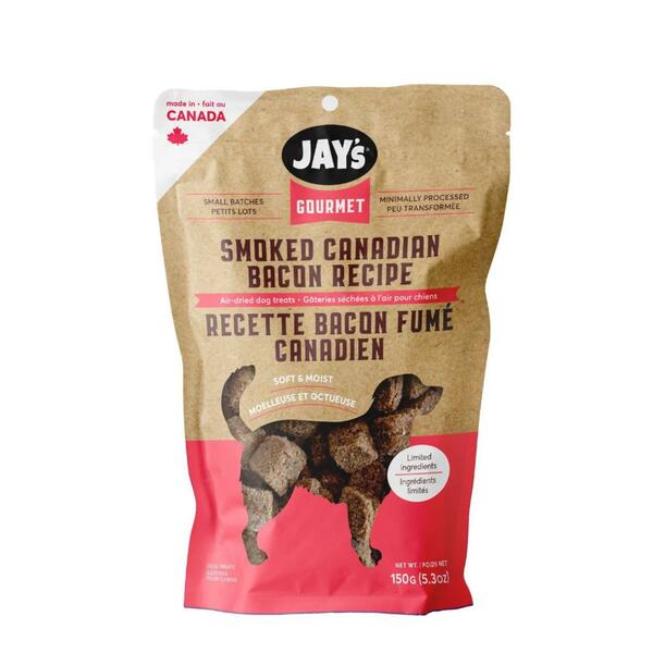 Jay’s - Dog Treats - Smoked Canadian Bacon - 150g