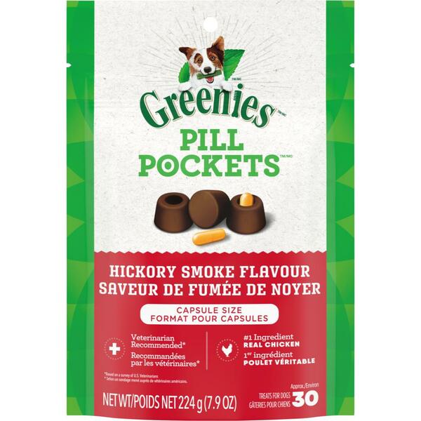 Greenies - Pill Pockets - Hickory Smoke Flavour - 224g