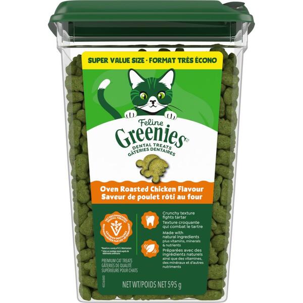 Greenies - Oven Roasted Chicken - Cat - 595g