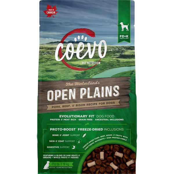 Coevo - Dog Food - Open Plains Recipe 20LB