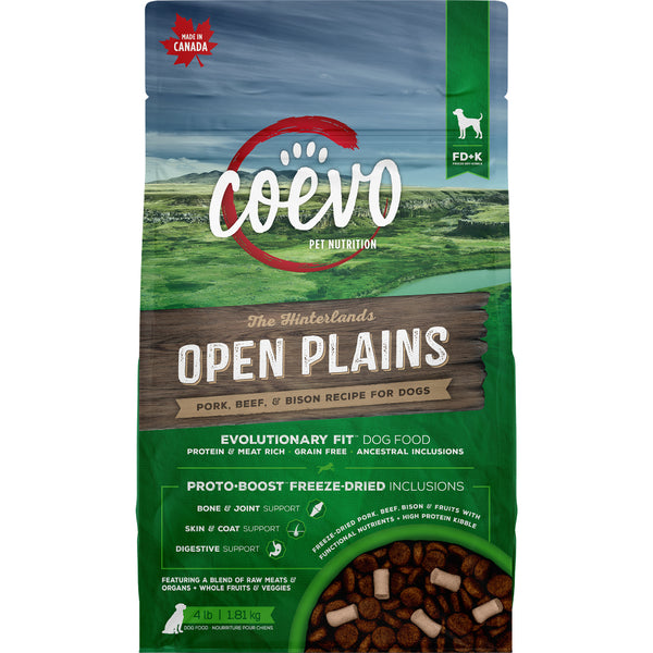 Coevo - Dog Food - Open Plains Recipe 4LB