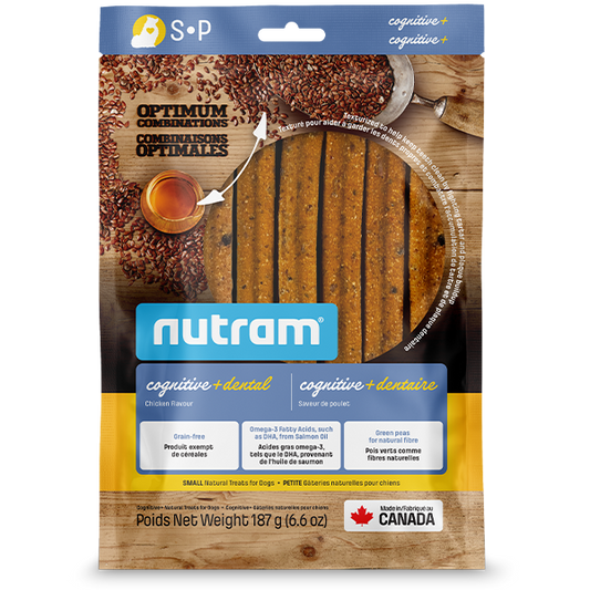 Nutram -  Dental Sticks - Cognitive - Chicken - Small - 187g