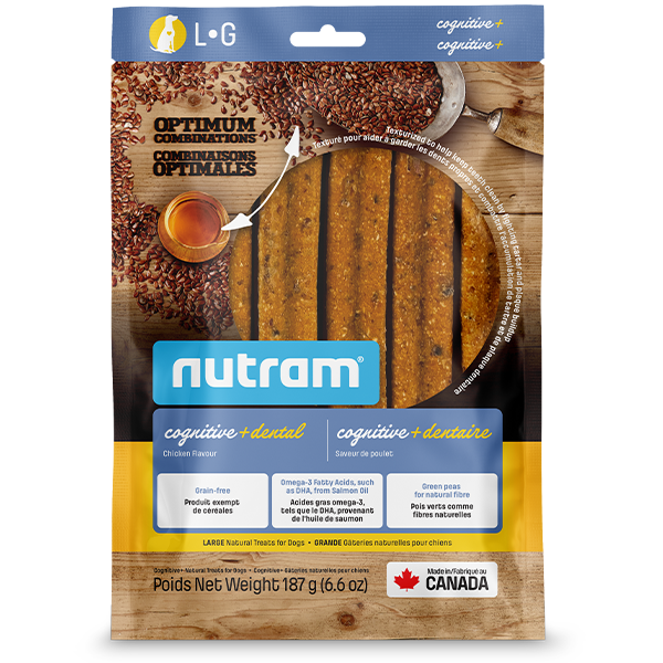 Nutram -  Dental Sticks - Cognitive - Chicken - Large - 187g