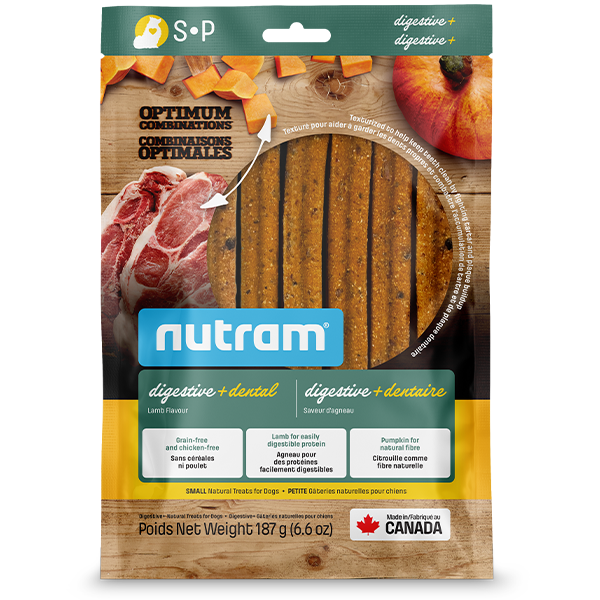 Nutram -  Dental Sticks - Digestive - Lamb - Small - 187g