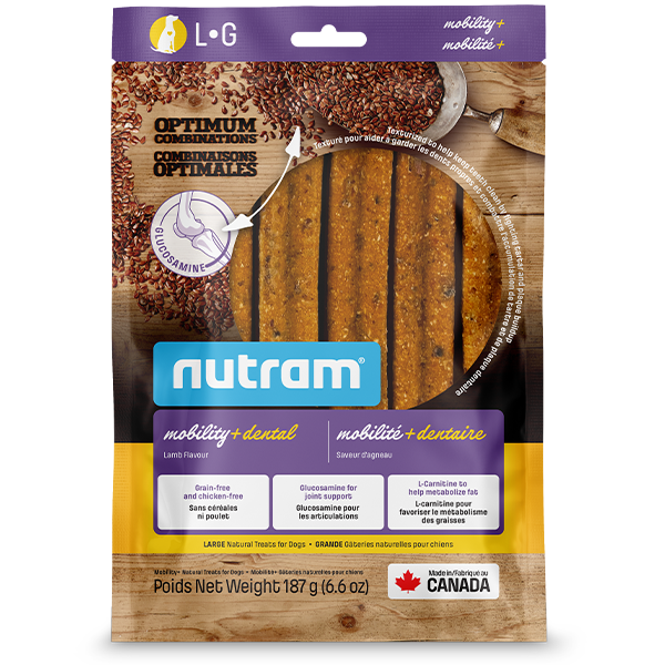 Nutram - Dental Sticks - Mobility - Lamb - Large - 187g