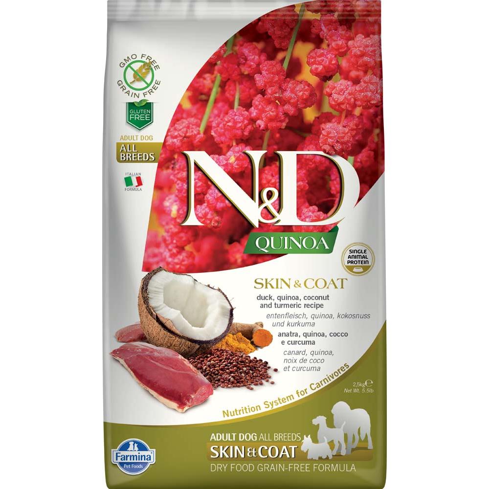 N&D - Dog Food - Quinoa - Skin & Coat - Duck - 2.5kg