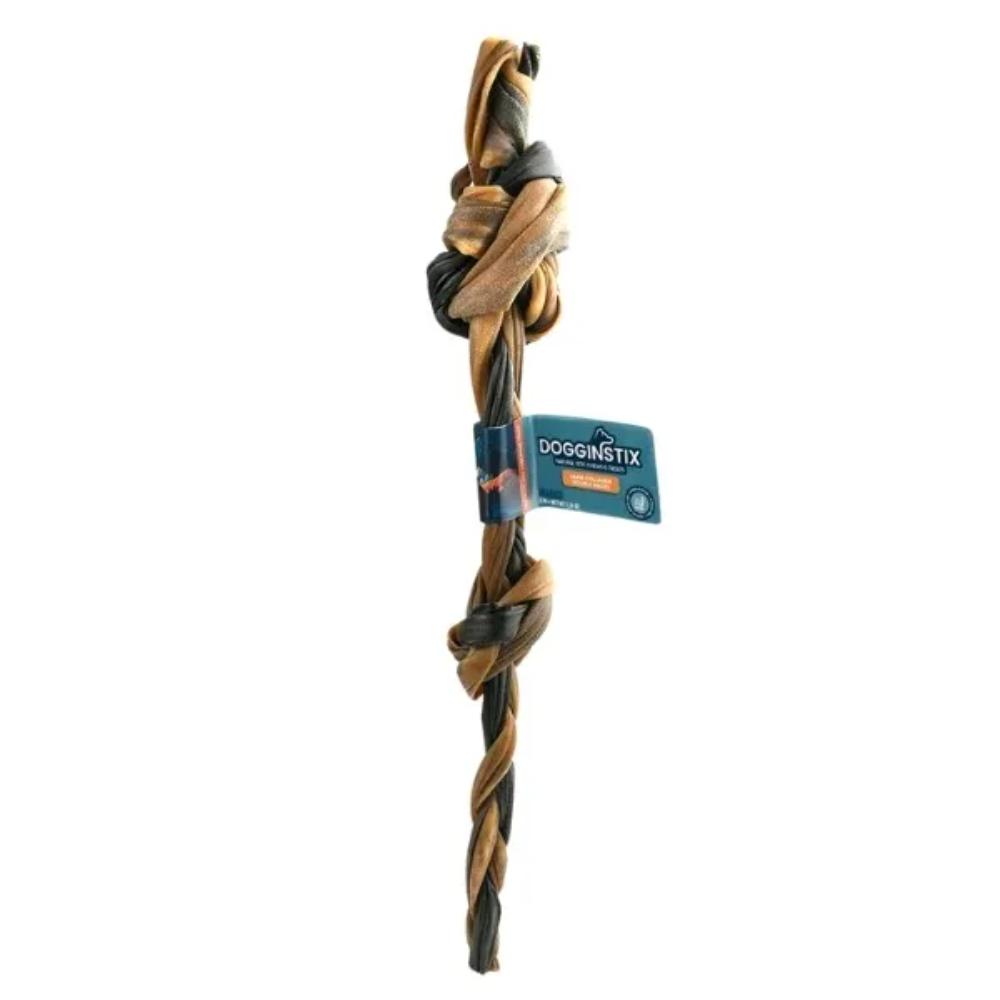 Dogginstix - Dog Treat - Double Knotted Lamb Collagen - 12”