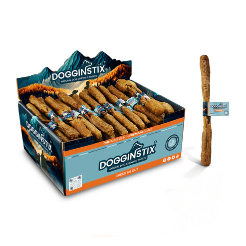 DOGGINSTIX Dog Chew - Collagen Lamb Barbell (30ct)