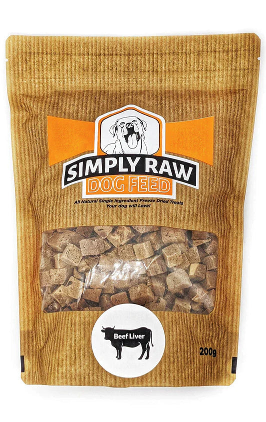 Simply Raw - Dog Treat - FD Beef Liver Bites - 200g