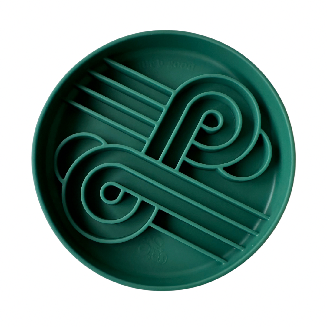 Ollie B Good - Zoomies Slow Feed Bowl - Zucchini