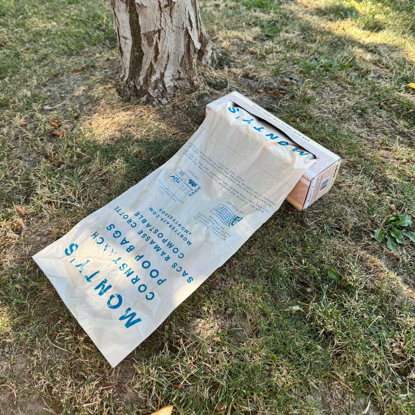 Compostable Cornstarch Poop Bags -  200 Bags - 8 x 13" Size