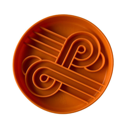 Ollie B Good - Zoomies Slow Feed Bowl - Pumpkin