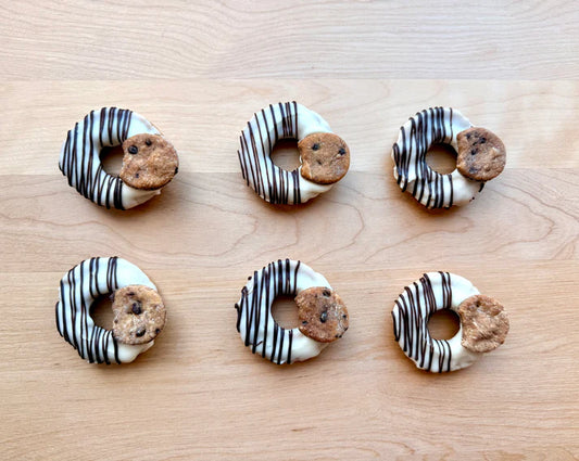 Charlie's Bakeshop - Dog Treat - Milk & Cookies Doughnuts - 3 PACK