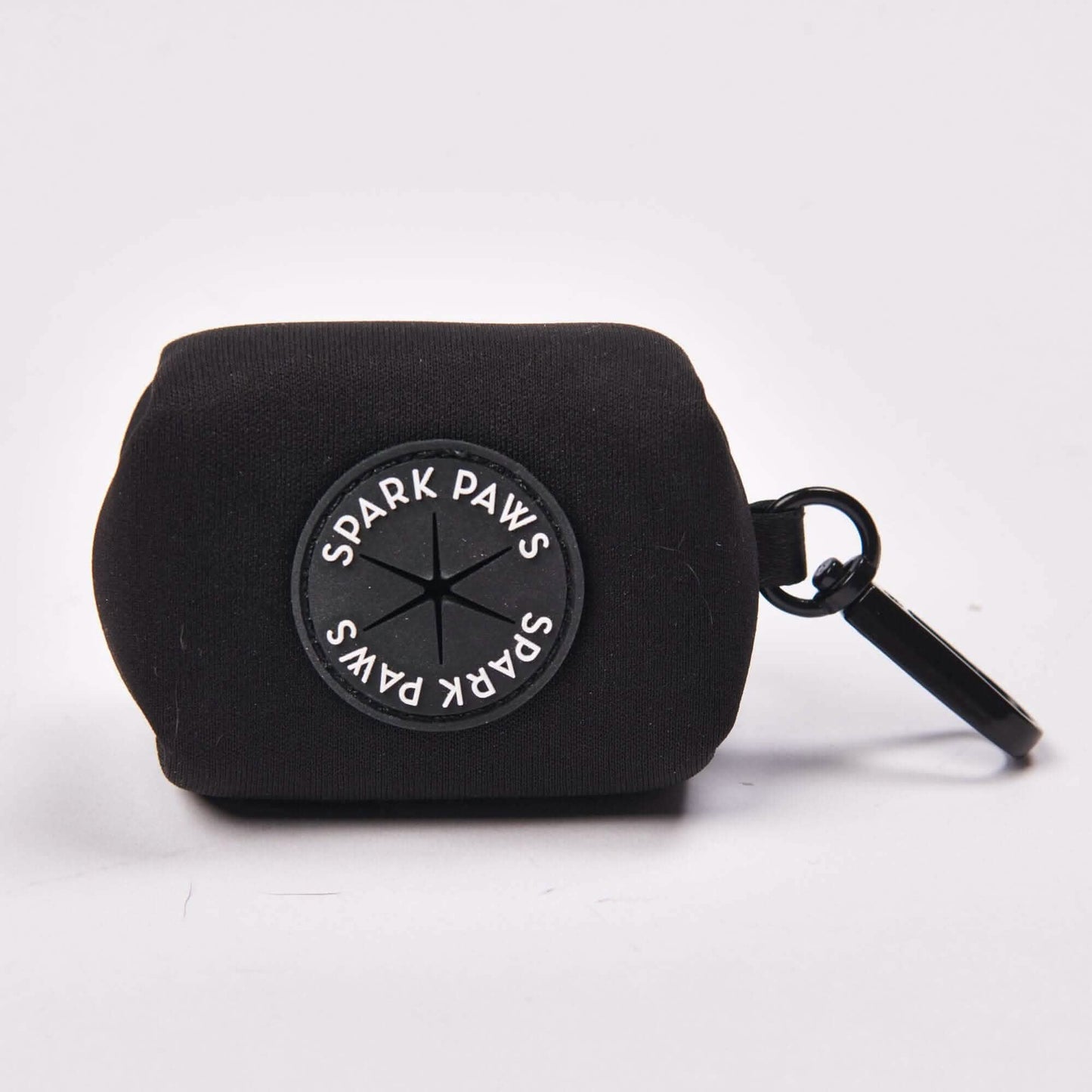 Leash and Poop Bag Holder Set - Black: OS